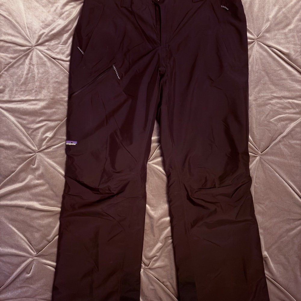 Patagonia Black Powder Town Pants Women Size L